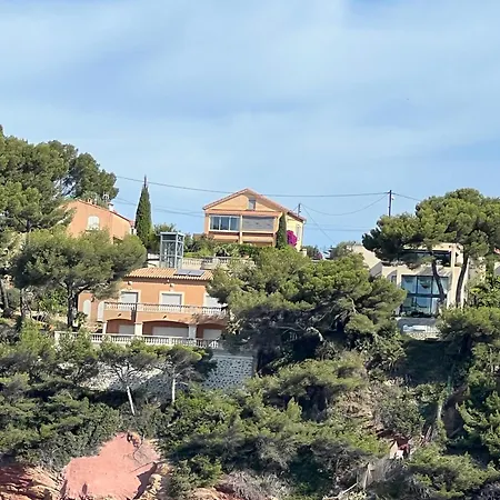 Lejlighed Breathtaking Mediterranean Views From Renovated Cosy Nest, Walk To Portissol And Port Sanary-sur-Mer