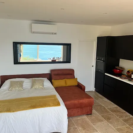 Breathtaking Mediterranean Views From Renovated Cosy Nest, Walk To Portissol And Port アパート サナリー・シュル・メール